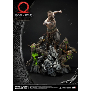 God of War (2018) Statue Baldur & Broods 62 cm